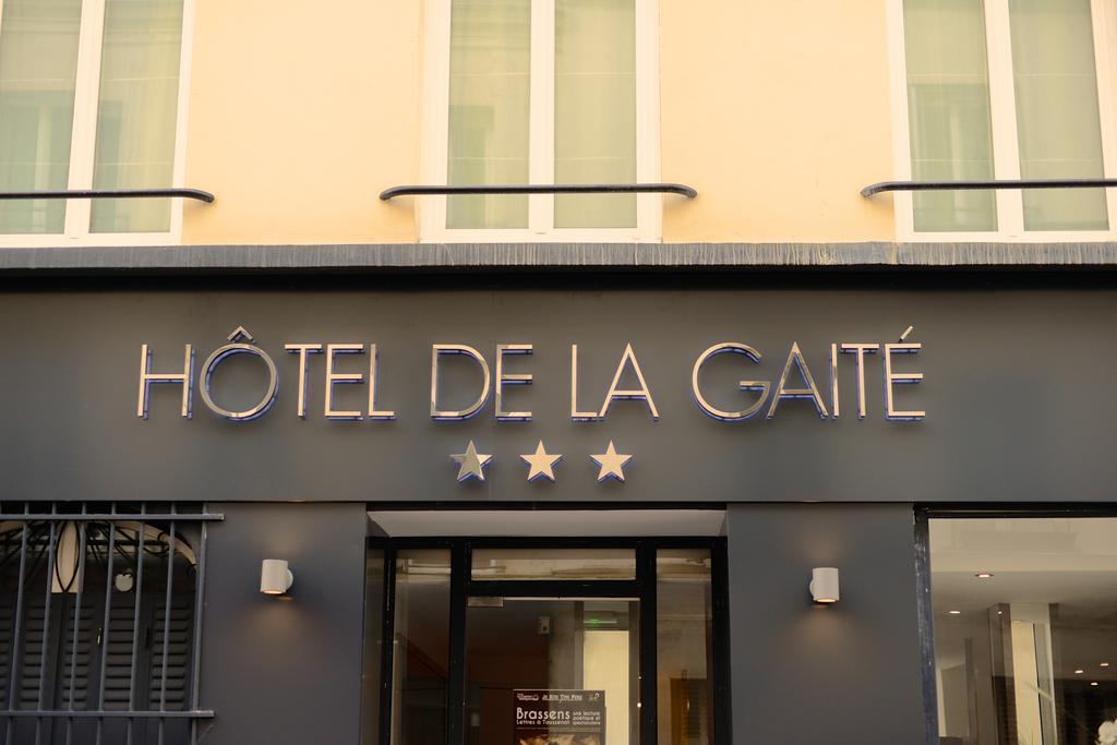 Hotel De La Gaite Париж Экстерьер фото